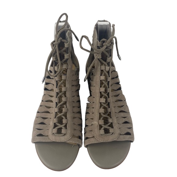 Sam Edelman Womens Daleece Lace Up Strappy Suede Gladiator Sandal - Size 7.5 - Picture 7 of 12